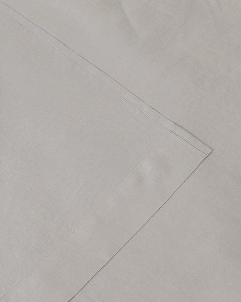 Marcel Linen Fitted Sheet - Dove
