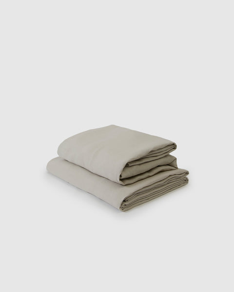 Linen Sheet Set - Dove