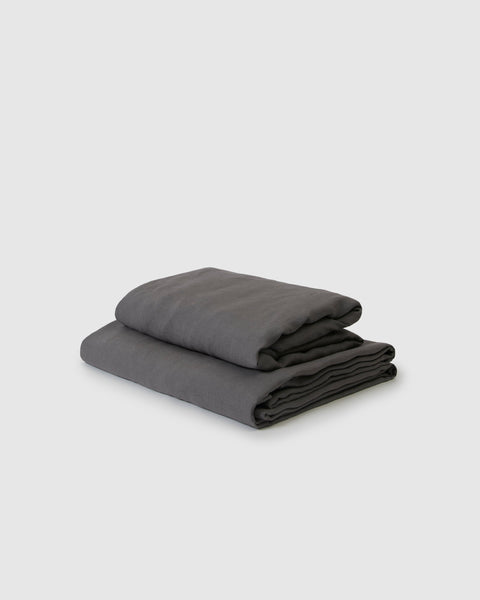 Linen Sheet Set - Storm
