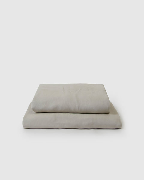 Linen Sheet Set - Dove